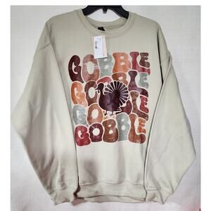 Thanksgiving sweatshirt ''Gobble '' by simply sage market men large